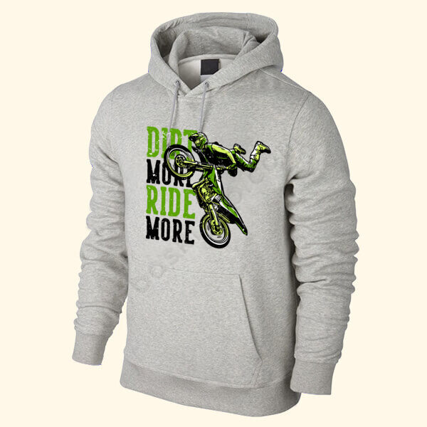 Kişiye Özel Gri Kapşonlu Sweatshirt online tasarla