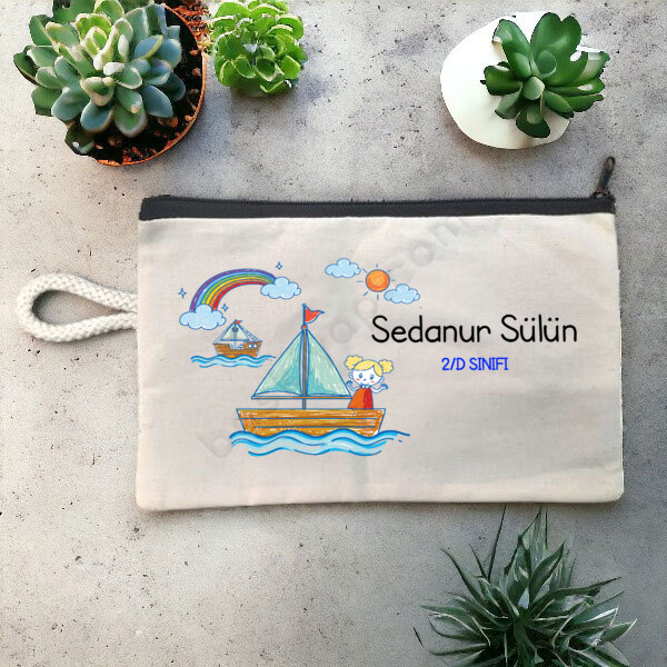 Kişiye Özel İsim Ve Sınıf Baskılı Kalemlik online tasarla