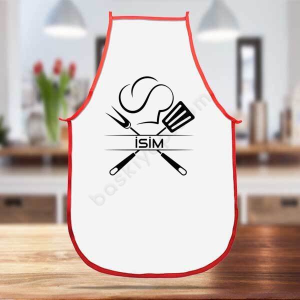 Kişiye Özel İsimli Mutfak Önlüğü online tasarla