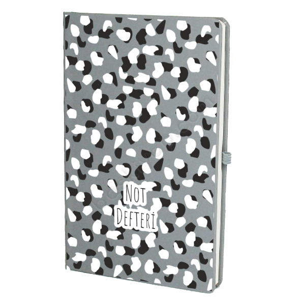 Kişiye Özel Kendin Tasarla Leopar Desenli Ajanda online tasarla