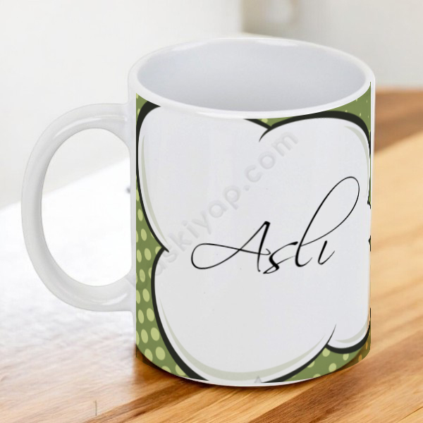 Kişiye Özel Retro Tasarımlı Kupa Bardak online tasarla