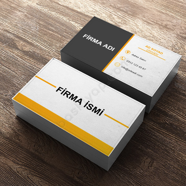 Kişiye Özel Standart Kartvizit online tasarla