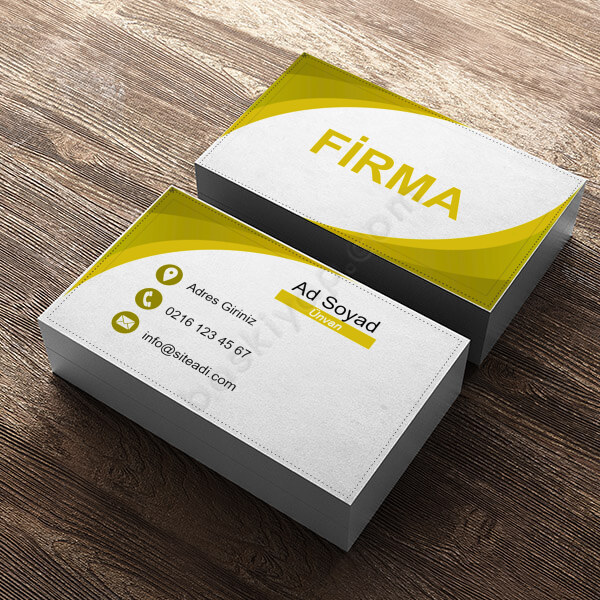 Kişiye Özel Standart Kartvizit online tasarla