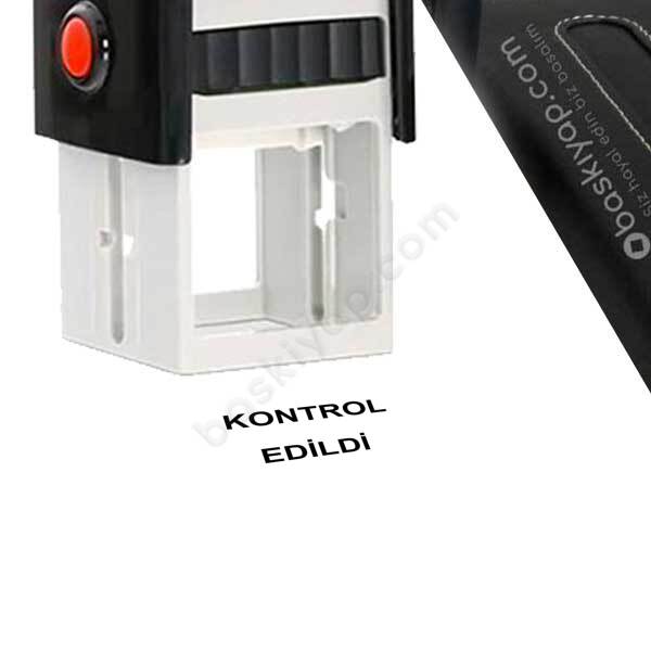 Kontrol Edildi Yazılı Kare Kaşe online tasarla