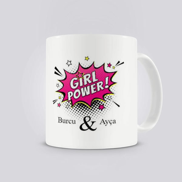 Konuşma Balonlu Girl Power online tasarla