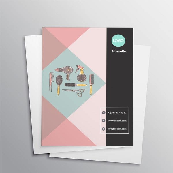 Kuaför Berber online tasarla