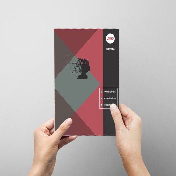 Kuaför Broşürü online tasarla