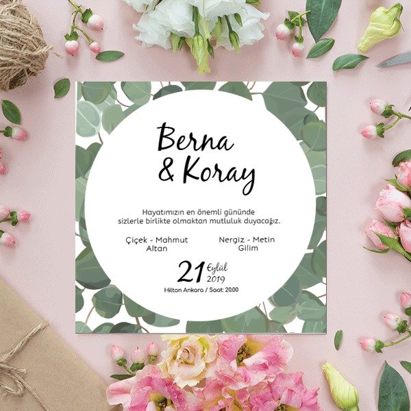 Küçük Yeşil Yapraklı online tasarla