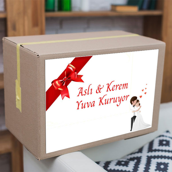 Kurdelalı Çeyiz Etiketi online tasarla