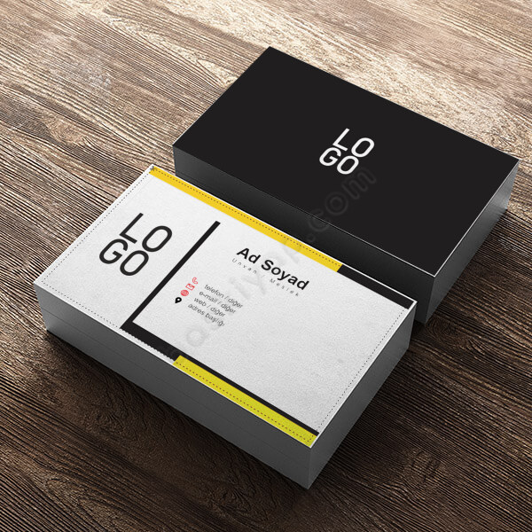 Şirket Logo Tasarımlı Kartvizit online tasarla