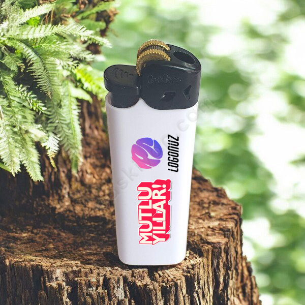 Kurumsal Yılbaşı Promosyonu Beyaz Çakmak online tasarla