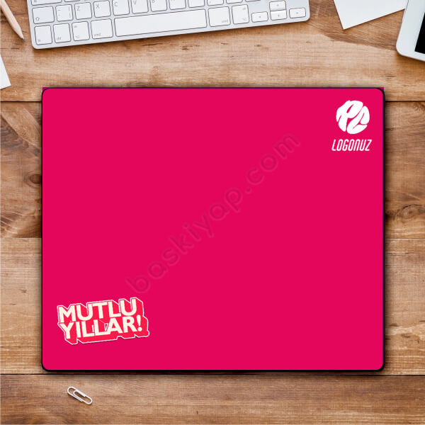 Kurumsal Yılbaşı Promosyonu Mouse Pad online tasarla