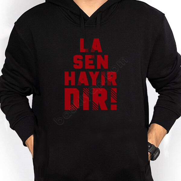 La Sen Hayırdır Tasarımlı Tişört online tasarla