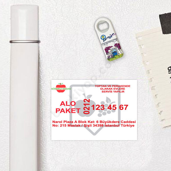 Manav Magnet online tasarla