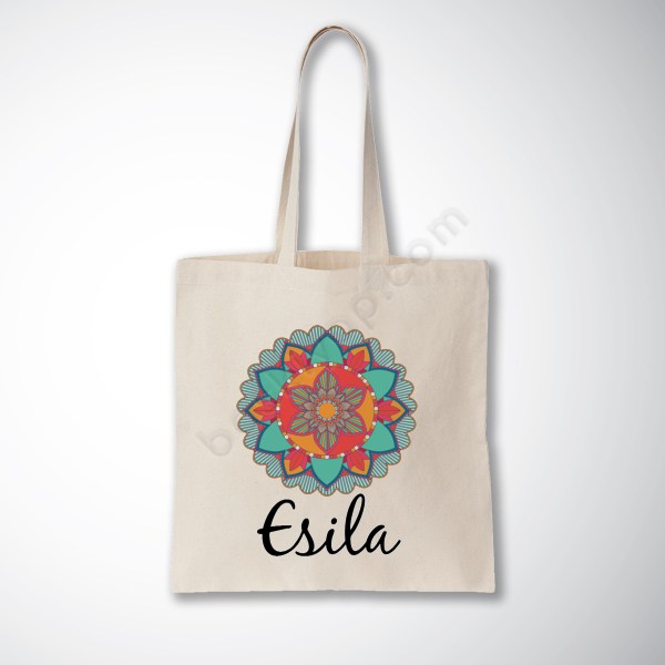 Mandala Tasarım Bez Çanta online tasarla