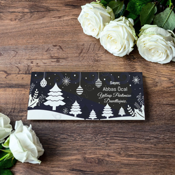 Mavi Beyaz Konseptli Davetiye online tasarla