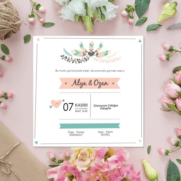 Mavi Pembe Tüylü online tasarla