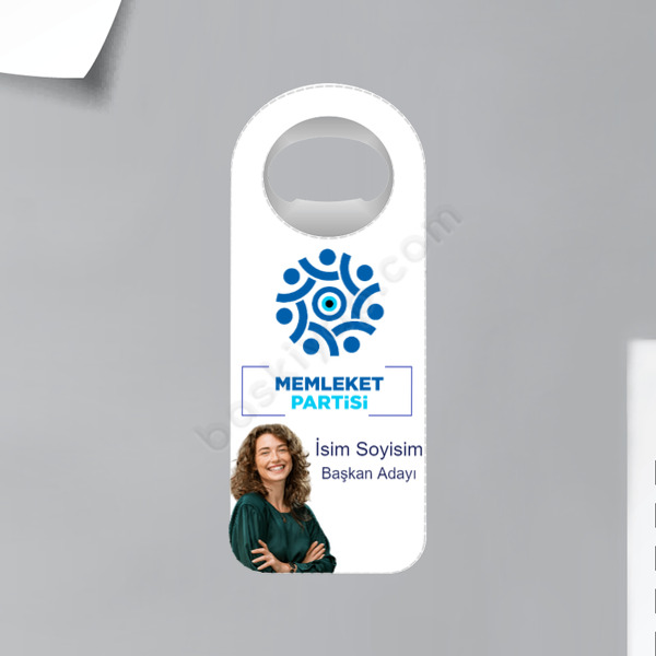 Memleket Partisi Promosyon Magnet Açacak online tasarla