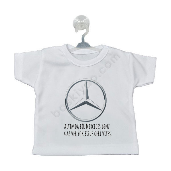 Mercedes Logolu Tişört Araba Süsü online tasarla