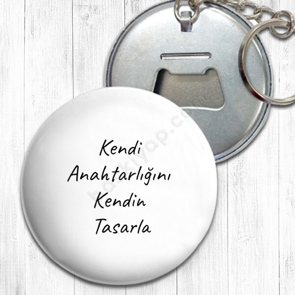 Metal Açacak Anahtarlık online tasarla