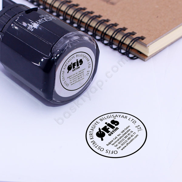 Mobistamps R30 Logolu Firma Kaşesi online tasarla