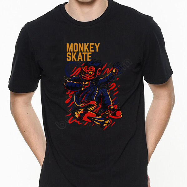 Monkey State Tişört online tasarla