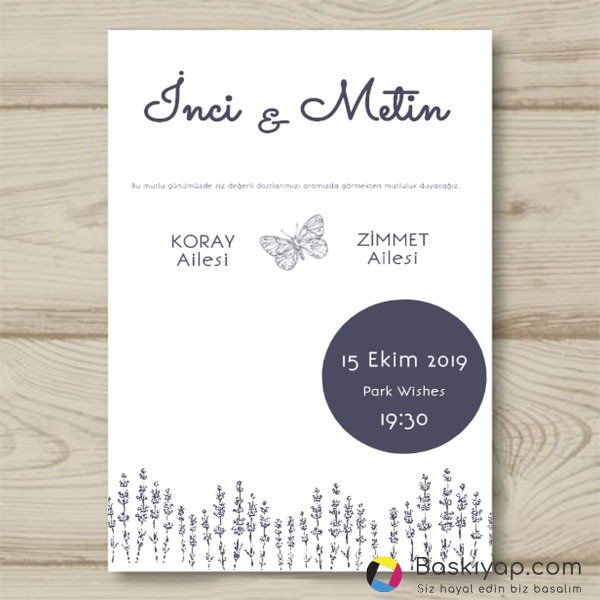 Mor Beyaz Lavantalı online tasarla