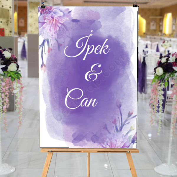 Mor Tasarım  Afişi online tasarla