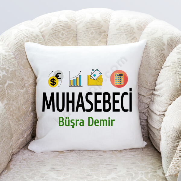 Muhasebeci Tasarım Yastık online tasarla