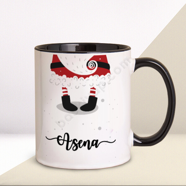 Mutlu Yıllar Tasarımlı Siyah Kupa Bardak online tasarla