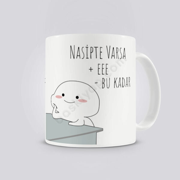 Nasipte Varsa Kendin Tasarla Baskılı Kupa online tasarla