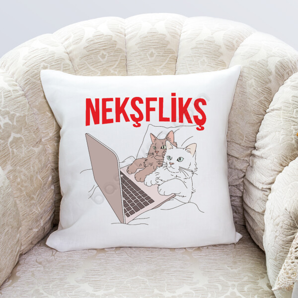 Nekşflikş Tasarım Yastık online tasarla