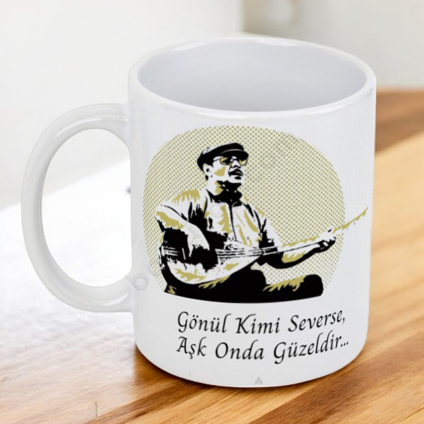 Neşet Ertaş Temalı Kişiye Özel Kupa online tasarla