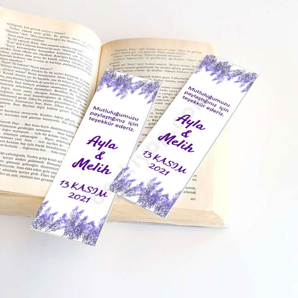 Nikah Hediyeliği Kitap Ayracı online tasarla