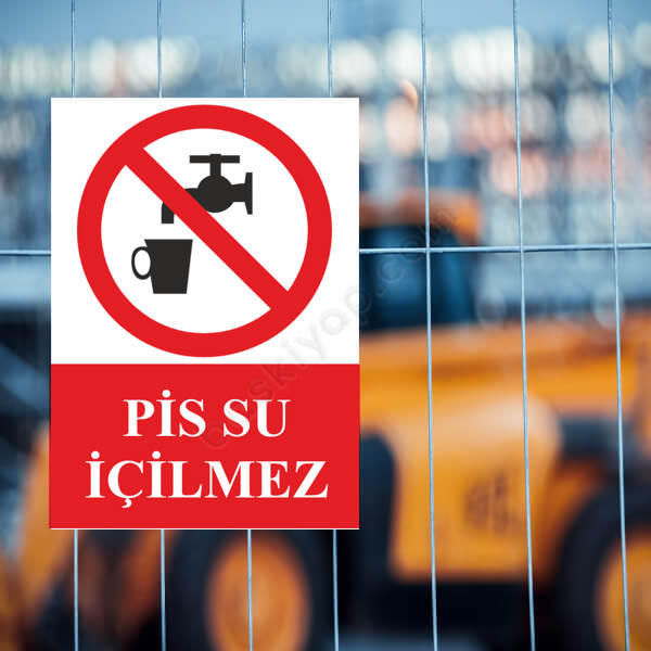Pis Su Levhası online tasarla