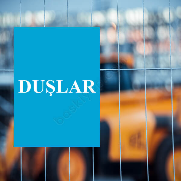 Duşlar Levhası online tasarla