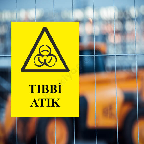 Tıbbi Atık Levhası online tasarla