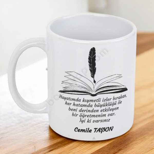 Öğretmenler Günü Hediye Kupa 3 online tasarla