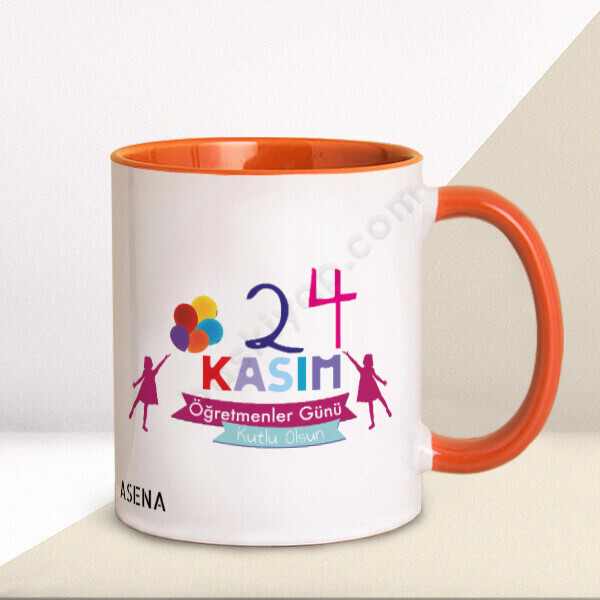 Öğretmenler Günü Tasarımlı Kupa online tasarla