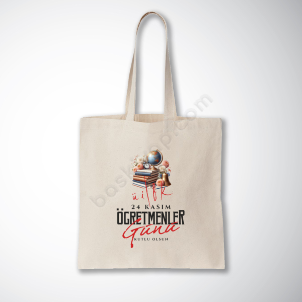 Öğretmenler Günü İçin Baskılı Çanta online tasarla