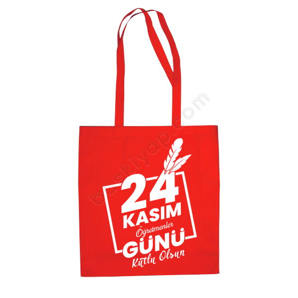 Öğretmenler Günün  Bez Çanta online tasarla