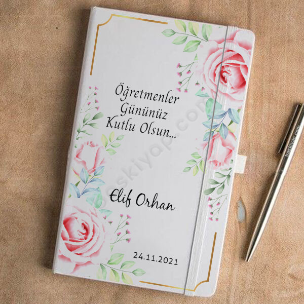 Öğretmenler Gününe Özel Not Defteri online tasarla