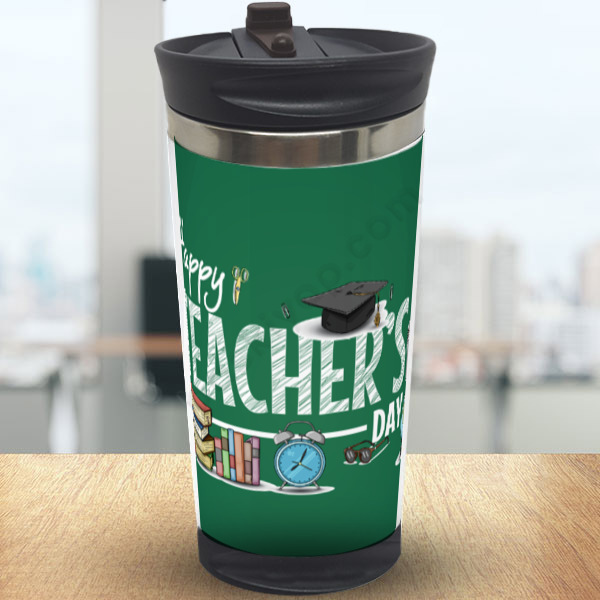 Öğretmenler Gününüz Kutlu Olsun 2 Baskılı Termos online tasarla