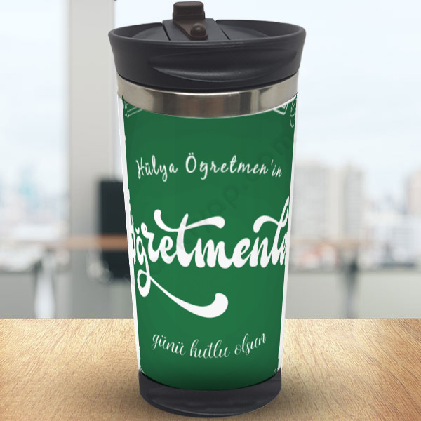 Öğretmenler Gününüz Kutlu Olsun Termos online tasarla