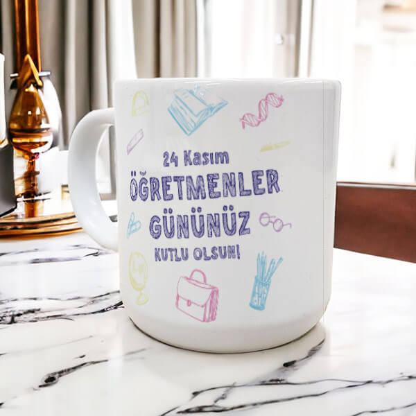 Öğretmenlere Özel Tasarım Bella Kupa online tasarla