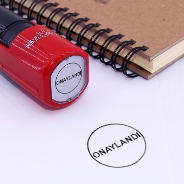 Onaylandi Mobistamps Kaşe online tasarla