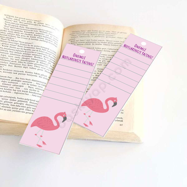 Önemli Notlar 2 Kitap Ayracı online tasarla