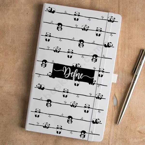 Panda Tasarım Beyaz Ajanda online tasarla