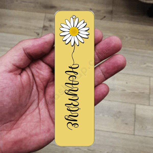 Papatya Desenli Kitap Ayracı online tasarla