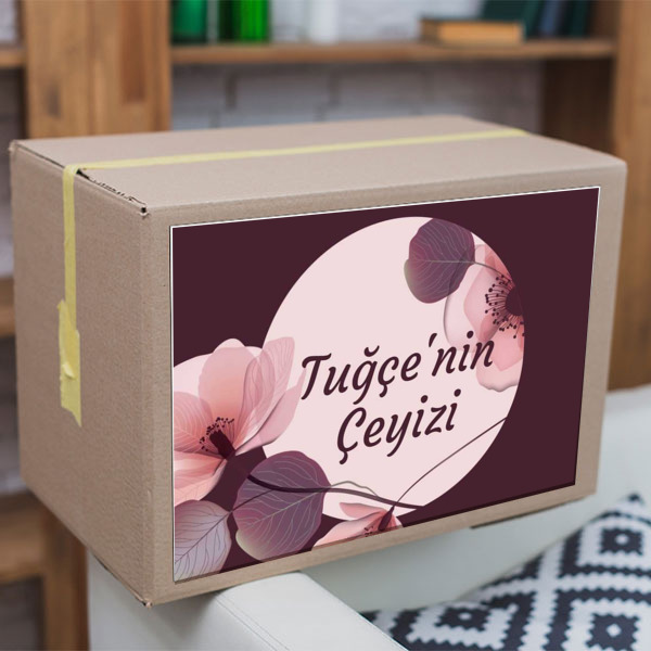Pembe Çiçekli online tasarla
